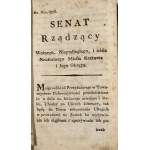 Journal des règlements du gouvernement de la ville libre, indépendante et strictement neutre de Cracovie et de son district. Cracovie 1817
