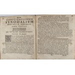 Constitutiones Synodorum Metropolitanae Ecclesiae Gnesnensis Provincialium Authoritate Synodi Provincialis Gembicianae per deputatos recognitae jussu vero & opera... Joannis Wężyk...Archiepiscopi Gnesnensis L.N.R.P.P. editae. Cracoviae 1761 Typ. Coll.