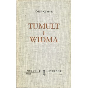 Czapski Józef - Tumulte et spectres. Paris 1981 Inst. Literacki. 1ère édition.