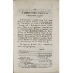 Journal des lois [du Royaume de Pologne]. Dnevnik Zakonov. Varsovie 1847 W Drukarni Kommissyi Rządowej Sprawiedliwości.