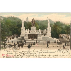 Wrocław - Pomnik cesarza Wilhelma, 1903.