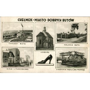 Chelmek - Ville des bonnes chaussures, vers 1920.