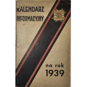 Calendrier d'information pour 1939. Nakł. Vendeurs privilégiés de produits du monopole du tabac. Union des anciens combattants de la République de Pologne. Pol. à Cracovie.