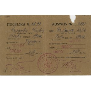Pass, 1941.