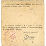 Front de l'indépendance en Belgique [Pôle] - Carte de membre, vers 1945.