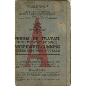 Permis de travail sans limitation de durée [pour un pôle], 1939.