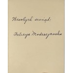 Modrzejewska Felicja - Carte de vœux de Noël signée par Felicja Modrzejewska, épouse de Rudolf, fils d'Helena Modrzejewska.