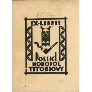 Exlibris Polski Monopol Tytoniowy.