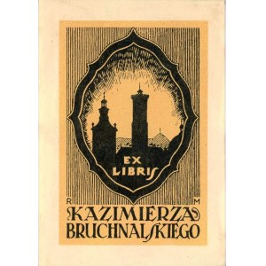 Mękicki Rudolf - Exlibris Kazimierza Bruchnalskiego, 1924 r.