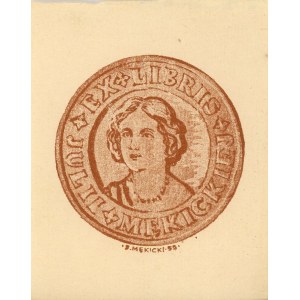 Mękicki Stanisław - Exlibris Julii Mękickiej, 1955 r.