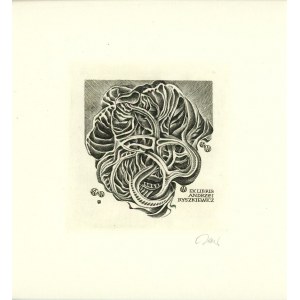 Jakubowski Wojciech - Exlibris Andrzej Ryszkiewicz. 1987 r.