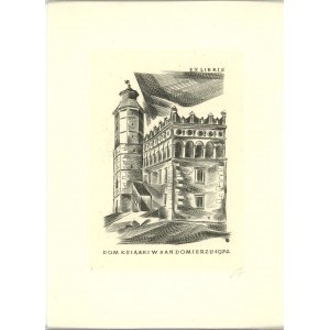 Jakubowski Wojciech - Exlibris Dom Książki w Sandomierzu 1972.