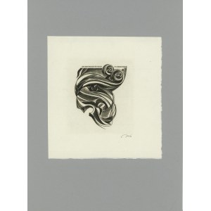 Jakubowski Wojciech - Exlibris Ex Musicus Josef Schaschek. 1986 r.