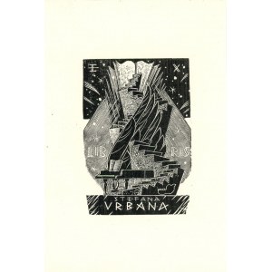 Cieślewski Tadeusz, syn - Exlibris Stefana Urbana. 1943 r.