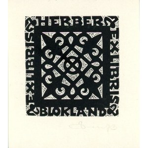 Dolatowski Zbigniew - Exlibris Herber Blokland. 1973 r.
