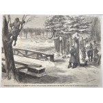 Insurrection de janvier - L'unité de Lopinski prépare une embuscade contre un convoi de prisonniers déportés de Varsovie, 1863