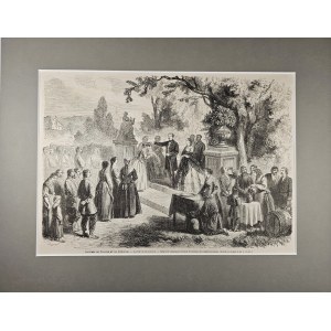 Coutumes de Pologne et de Lituanie - Fête des moissons, 1863.