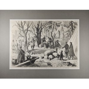 Insurrection de janvier - Camp du colonel Spyrowski, 1863.