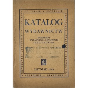 Catalogue des publications de la Coopérative d'édition et d'éducation Czytelnik. Novembre 1948.