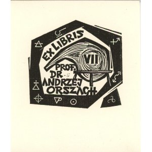 Dolatowski Zbigniew - Exlibris Prof. dr Andrzej Orszach. 1964 r.
