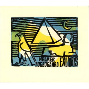 Grabowski Edward - Exlibris Helmer Fogedgaard. 1960 r.
