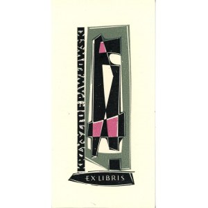 Krzywka Ryszard - Exlibris Krzysztof Pawłowski. 1962 r.