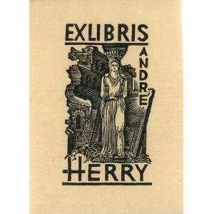 Kuczyński Edward - Exlibris Andre Herry. 1950 r.