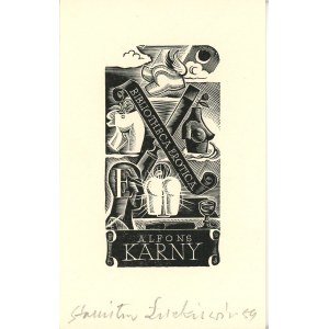 Łuckiewicz Stanisław - Exlibris Bibliotheca Erotica Alfons Karny. 1959 r.