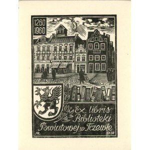 Rolicz Stanisław - Exlibris Biblioteki Powiatowej w Tczewie. 1960 r.