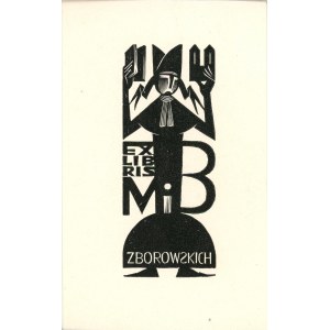 Sopoćko Konstanty Maria - Exlibris M. i B. Zborowskich. 1932 r.