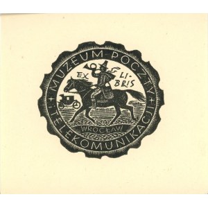 Sopoćko Konstanty Maria - Exlibris Muzeum Poczty i Telekomunikacji - Wrocław. 1956 r.