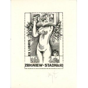 Łuczak Wojciech - Exlibris Zbigniew Stadnicki. Ćmielów. 1979 r.