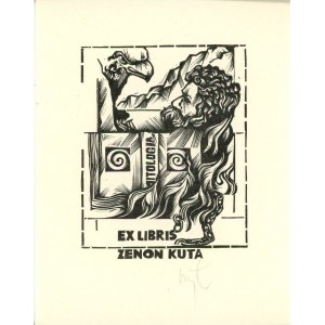 Łuczak Wojciech - Exlibris Zenon Kuta. Mitologia. 1979 r.