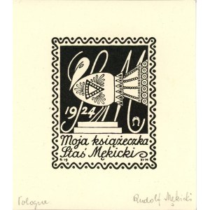 Mękicki Rudolf - Exlibris Staś Mękicki. Moja Książeczka. 1931 r.