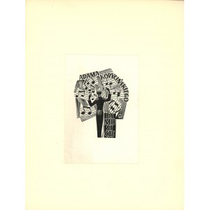 Stańda Jan - Exlibris Adama Kopycińskiego. 1966 r.