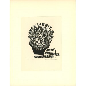 Stańda Jan - Exlibris Aliny i Andrzeja Majewskich. 1966 r.