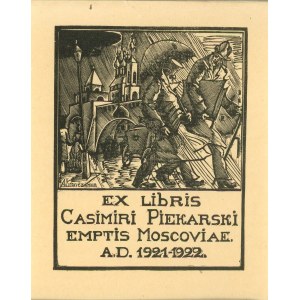 Krawczenko Aleksiej - Exlibris Casimiri Piekarski Emptis Moscoviae A. D. 1921-1922.