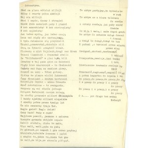 Solidarność - Ulotka tzw. Bibuła- Lokomotywa, 1981.