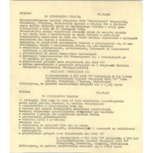 Solidarność - Ulotka tzw. Bibuła - Do mieszkańców Krakowa, 1982.