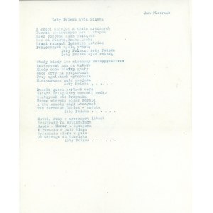 Solidarność - Ulotka tzw. Bibuła - Żeby Polska była Polską, 1981.