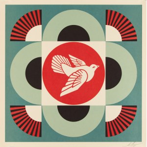 Shepard FAIREY alias OBEY (nar. 1970), Dove Geometric, 2023