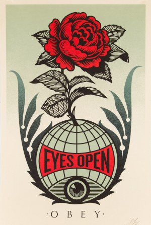 Shepard FAIREY pseud. OBEY (ur. 1970), Eyes Open, 2023