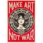 Shepard FAIREY pseud. OBEY (ur. 1970), Make Art Not War, 2023