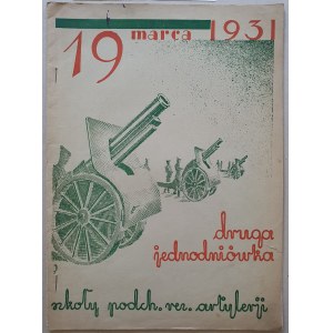 [II] Druga Jednodniówka Szkoły Podch. Rez.Artylerii [19 marca 1931, Cyrankiewicz, Topolski]