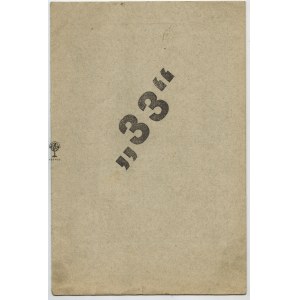 [Program S.P.R.A.] „33”, [rewia] „Byle do wiosny” [Włodzimierz Wołyński, 1931?]