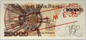 PRL, 20000 złotych 1.02.1989, WZÓR, No. 1970, seria A