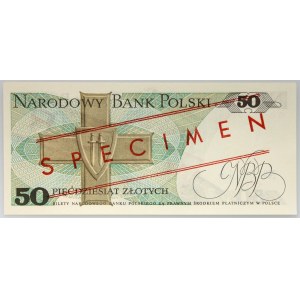 PRL, 50 złotych 1.12.1988, WZÓR, No. 0744, seria GB