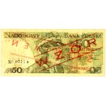PRL, 50 zloty 1.12.1988, MODÈLE, n° 0744, série GB