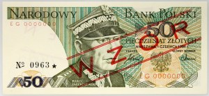 PRL, 50 Zloty 1.06.1986, MODELL, Nr. 0963, Serie EG