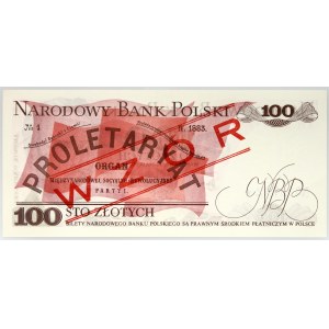 PRL, 100 zloty 17.05.1976, MODEL, No. 0792, AM series